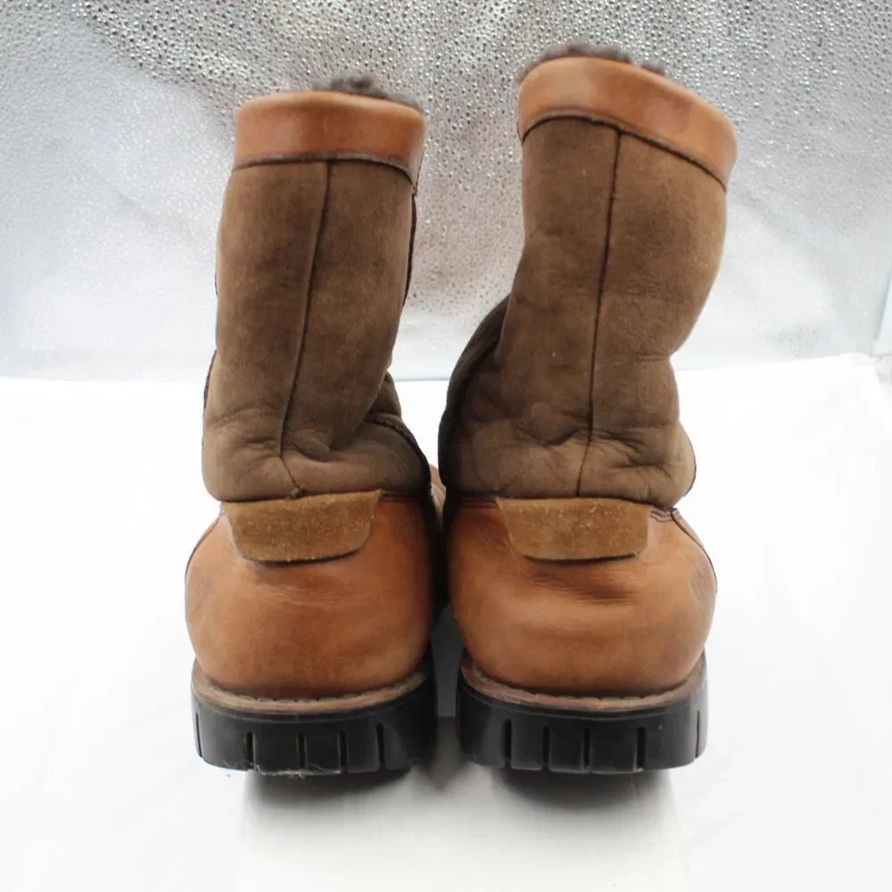UGG Australia Beacon 5485 Men Size 11 Leather Sheepskin Shearling Boots RARE